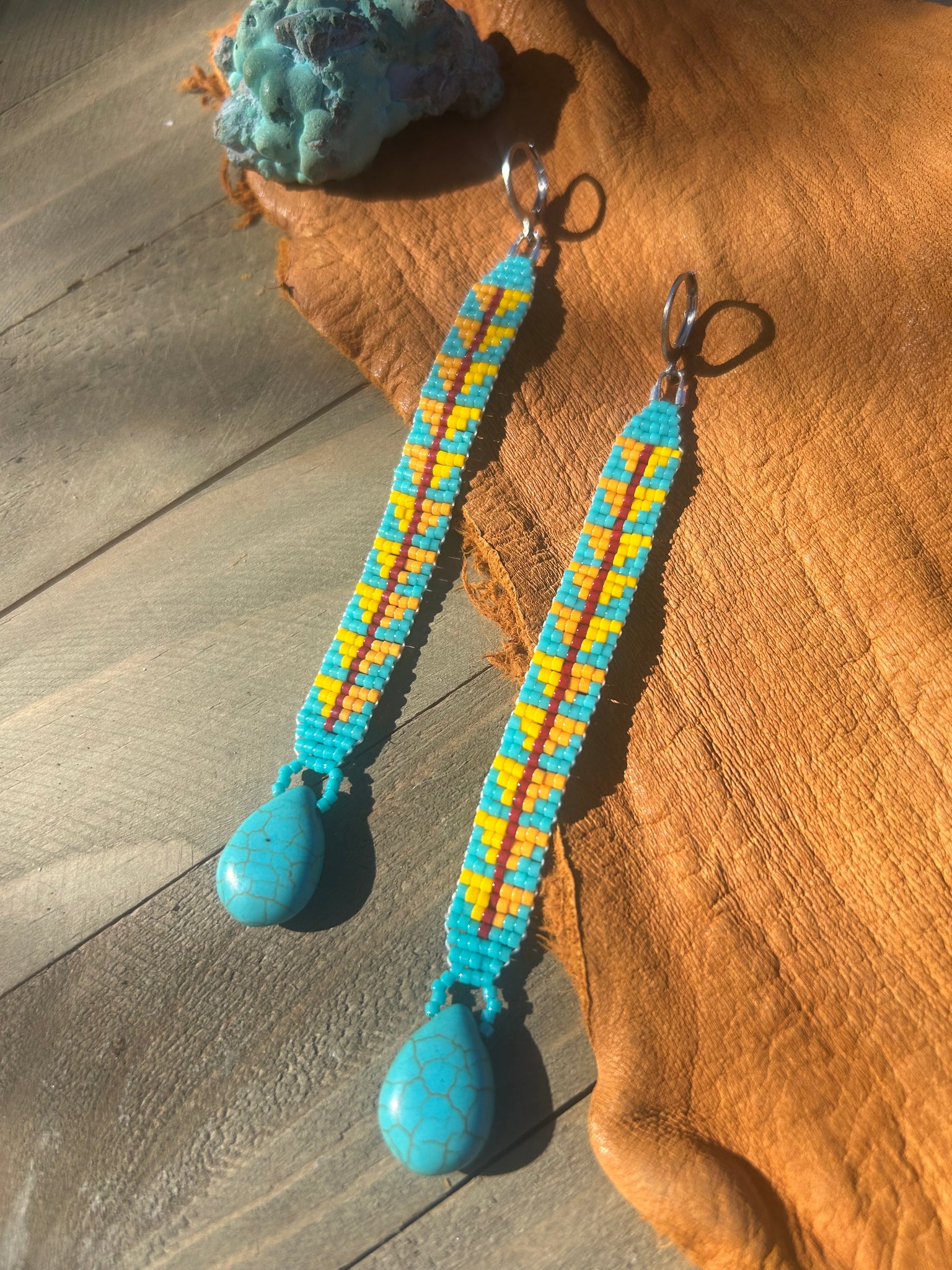 Old West Beaded Earrings