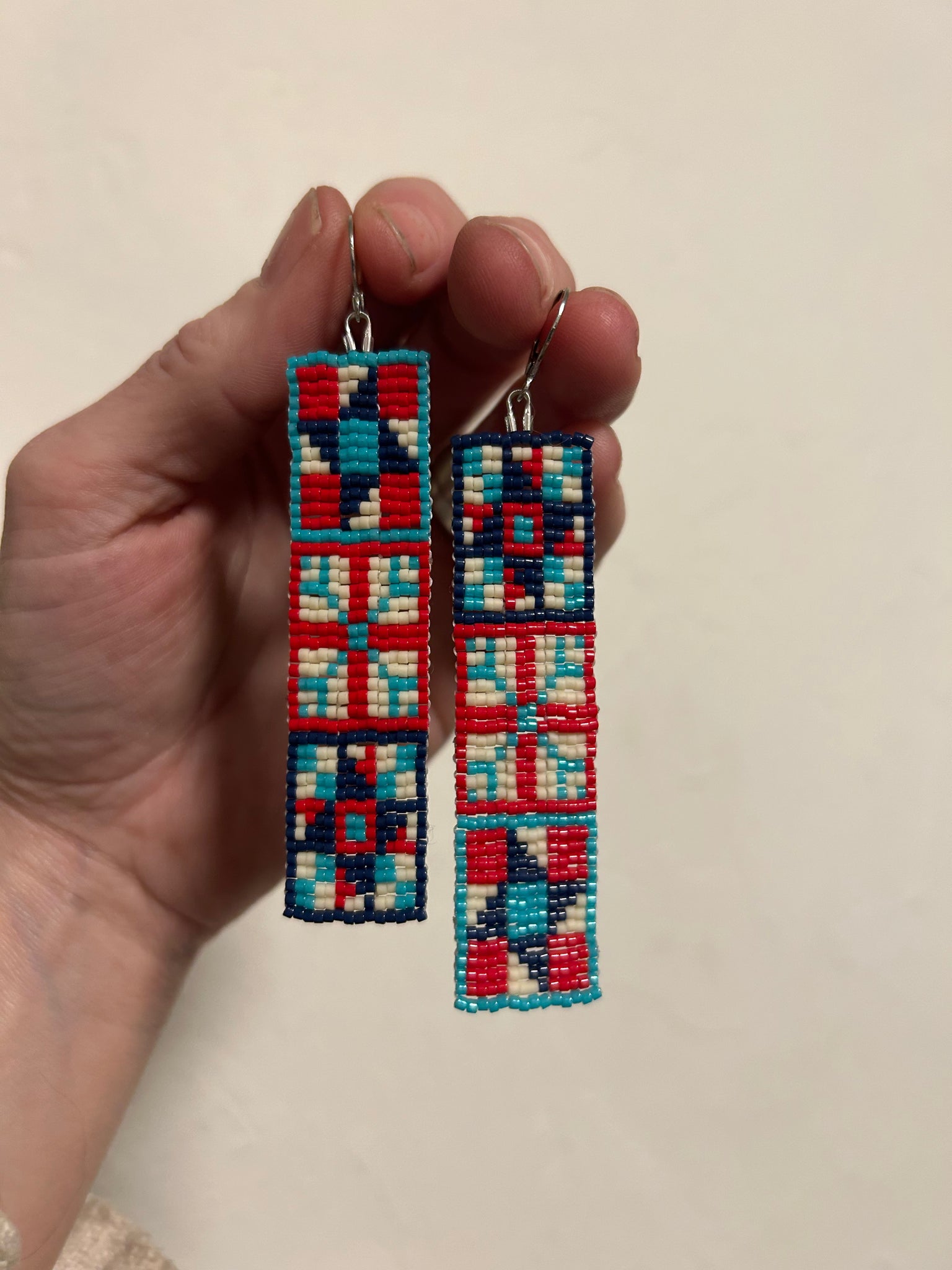 Barn Quilt Earrings