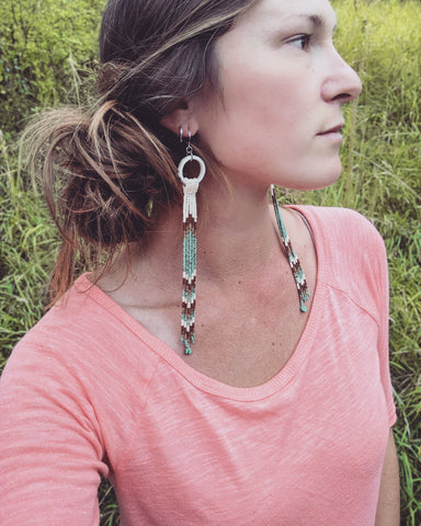 Retro Fringe Earrings
