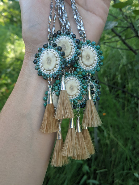 Antler & Horse Hair Necklace