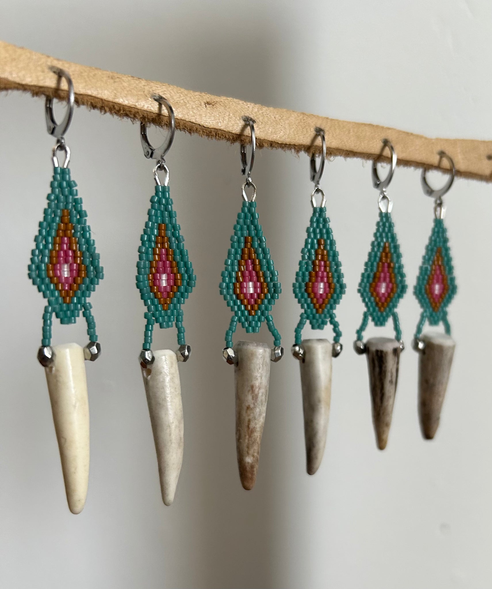 Sunrise Antler Earrings